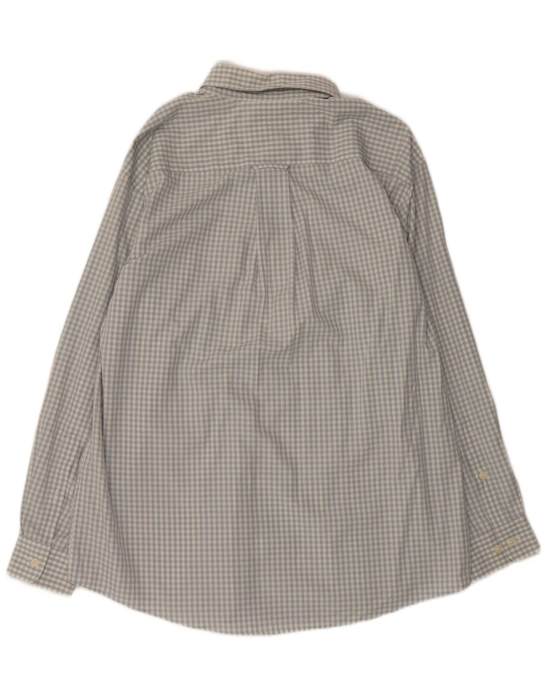 Camisa Orvis para hombre de algodón a cuadros azul grande