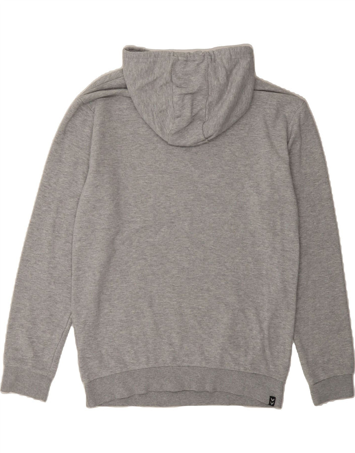 HUMMEL Mens Graphic Hoodie Jumper Medium Grey Cotton Vintage Hummel and Second-Hand Hummel from Messina Hembry 