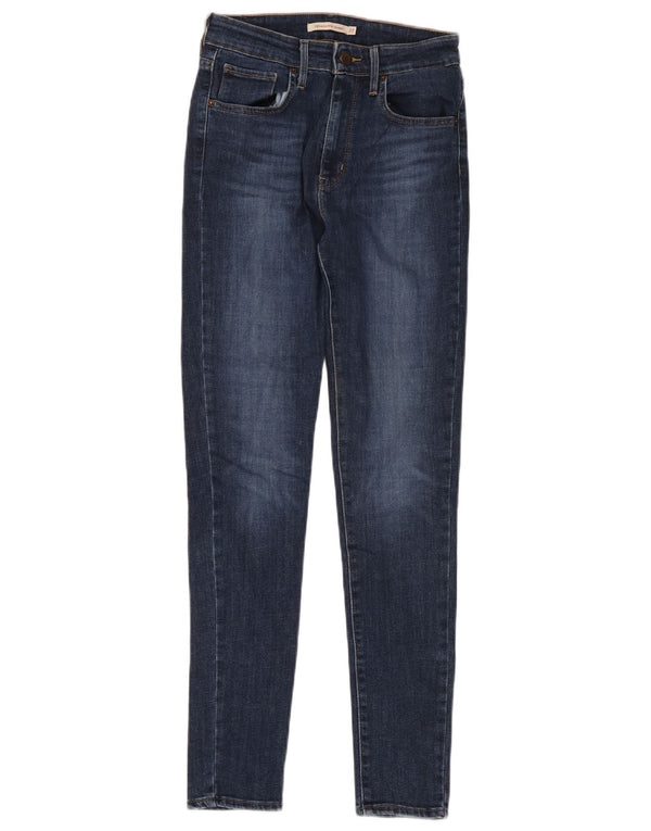 Levi's Vaqueros pitillo de talle alto 721 para mujer W27 L30 Algodón azul marino