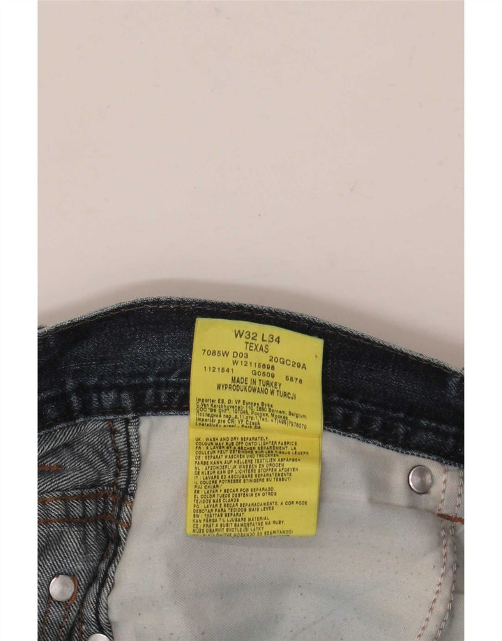 Wrangler Vaqueros Rectos Texas Para Hombre W32 L32 Azul