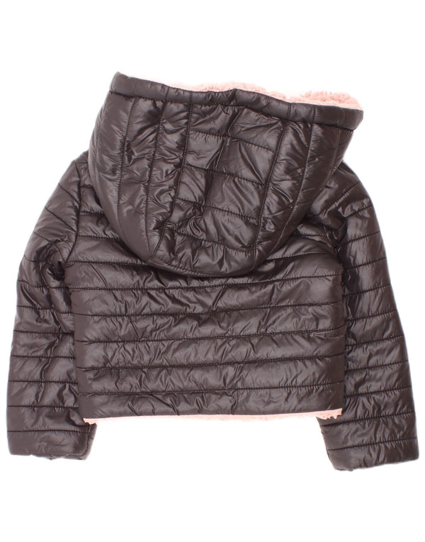 Michael Kors Chaqueta acolchada Sherpa con capucha para bebé niña 18-24 meses Negro