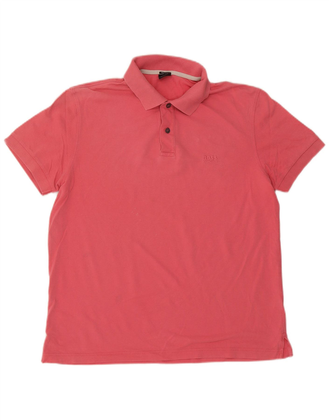 Hugo Boss Polo de corte regular para hombre de algodón rojo grande