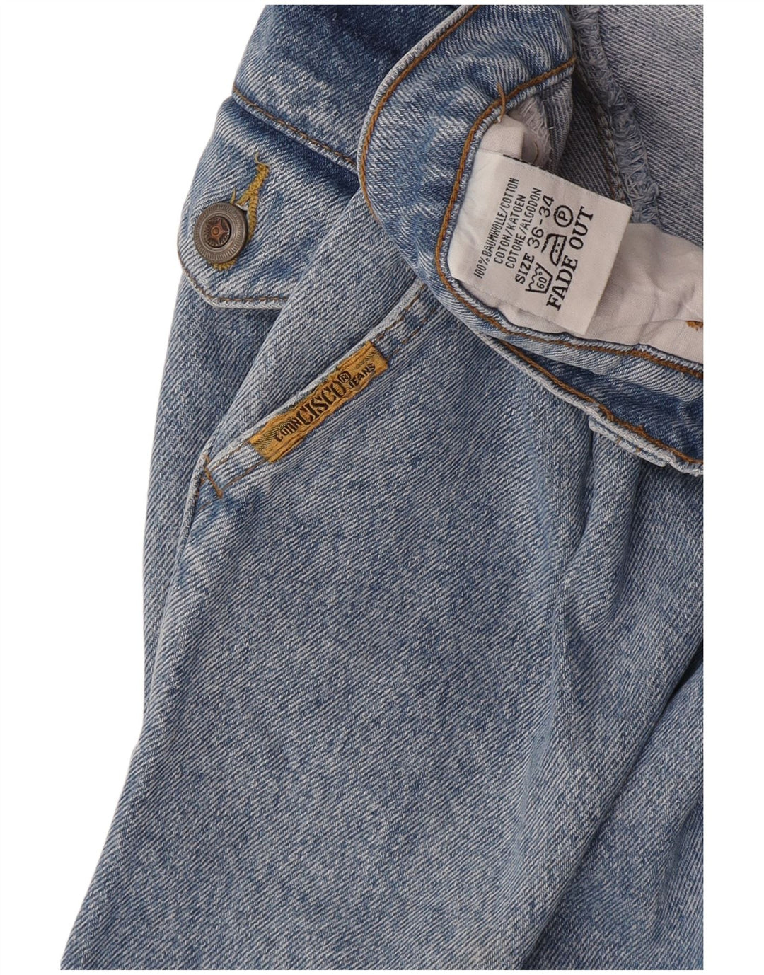 Cohn Cisco Vaqueros rectos para hombre W36 L34 Algodón azul