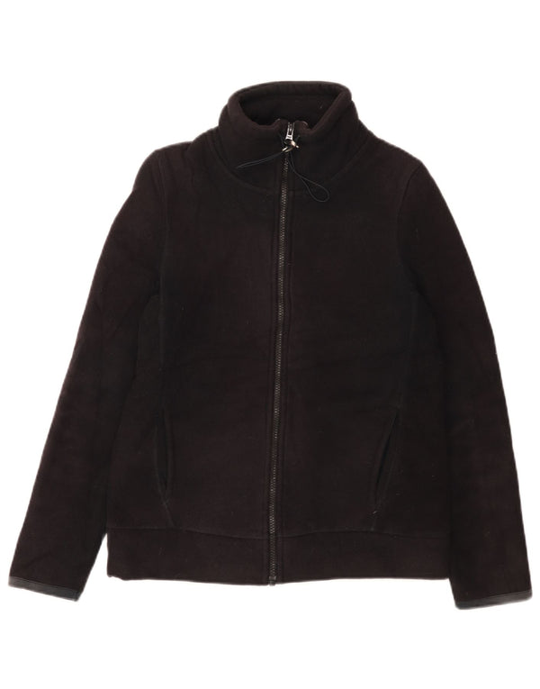 Marks & Spencer Chaqueta polar Sherpa para mujer UK 8 Small Poliéster negro