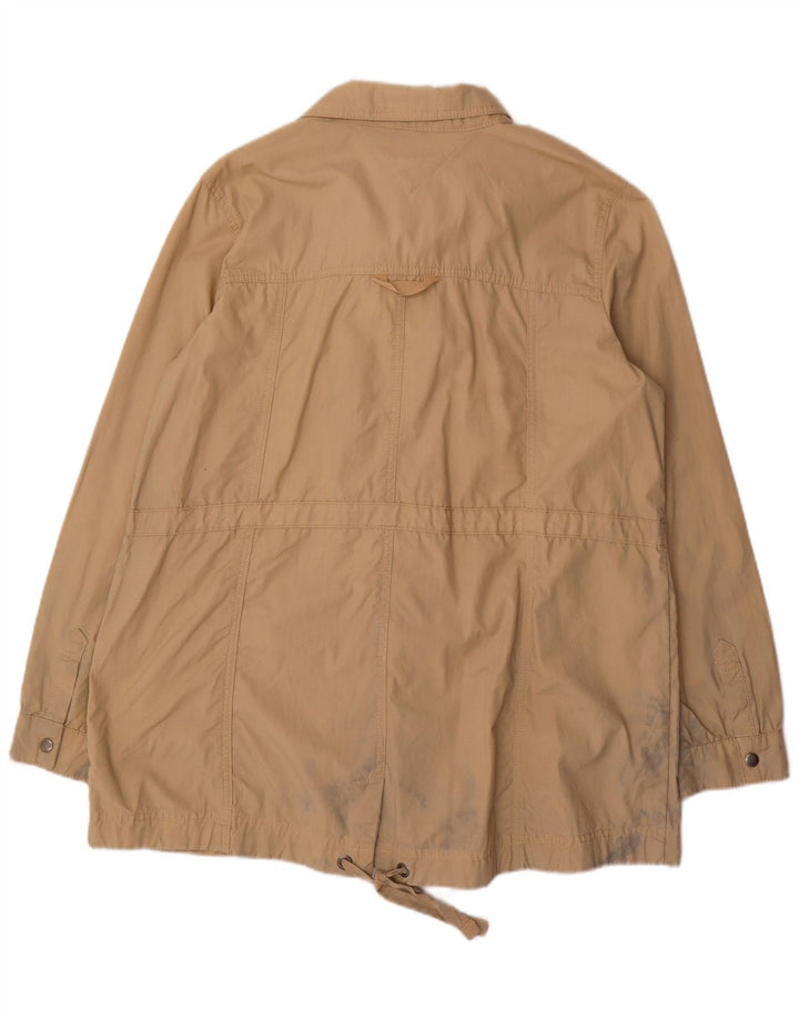 Tommy Hilfiger Chaqueta utilitaria para mujer Reino Unido 46 Grande Algodón beige
