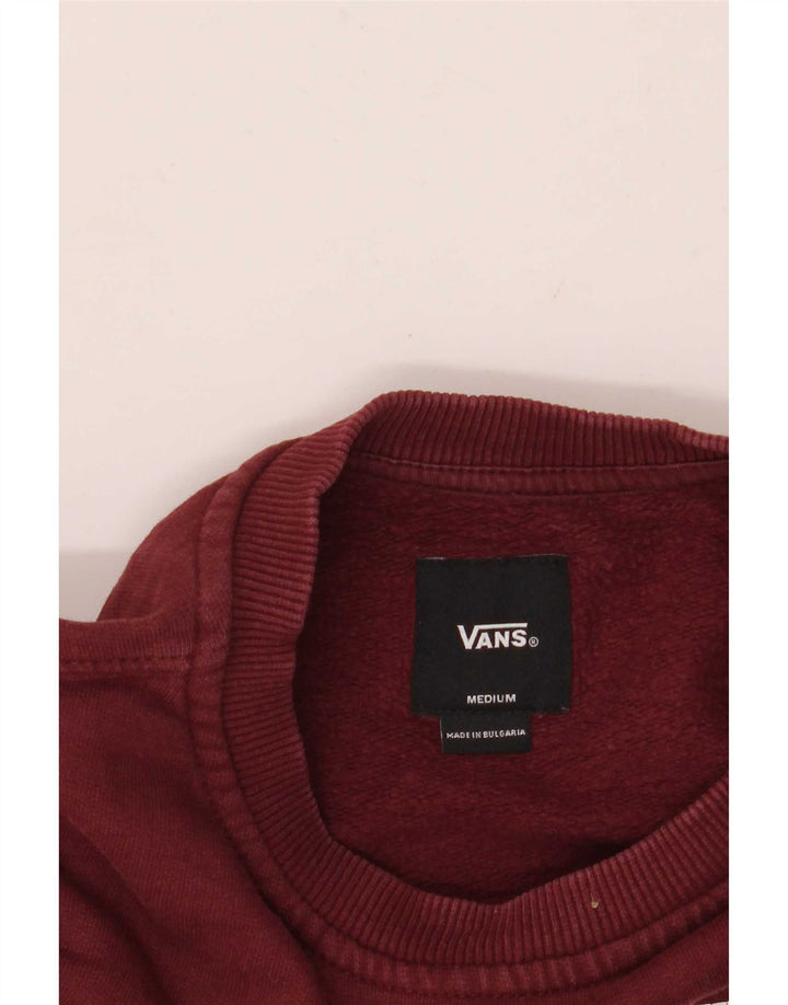 Vans Hombre Sudadera Gráfica Jumper Medium Borgoña