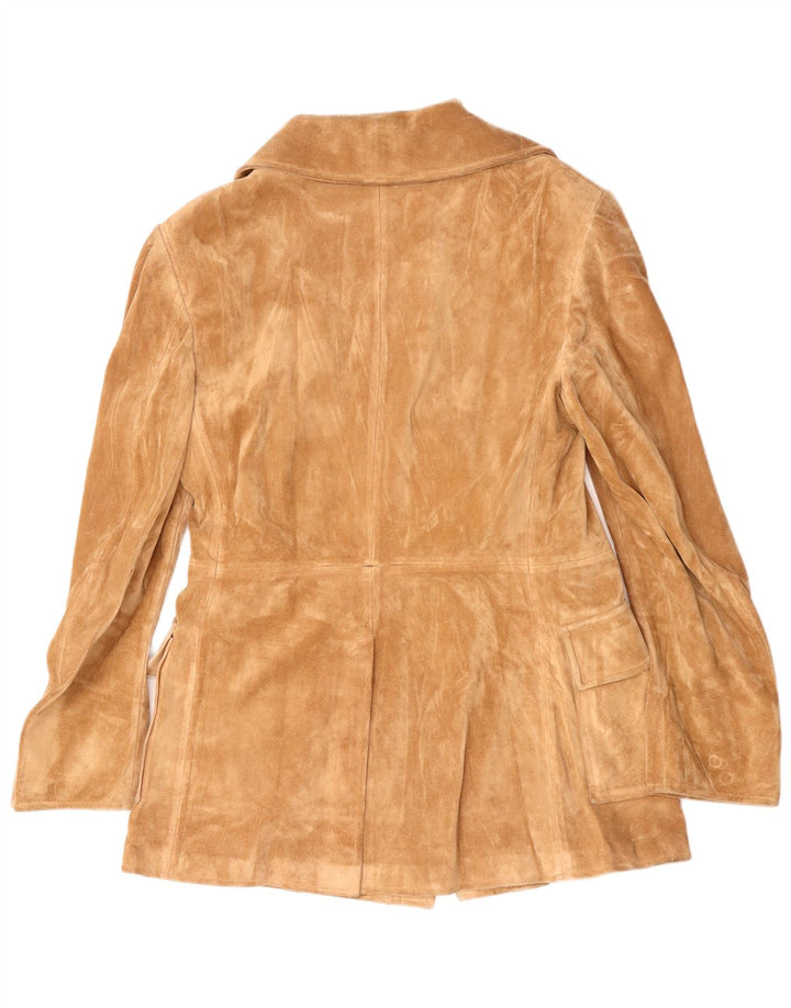 Vintage hombres 4 botones Blazer chaqueta IT 52 XL Beige