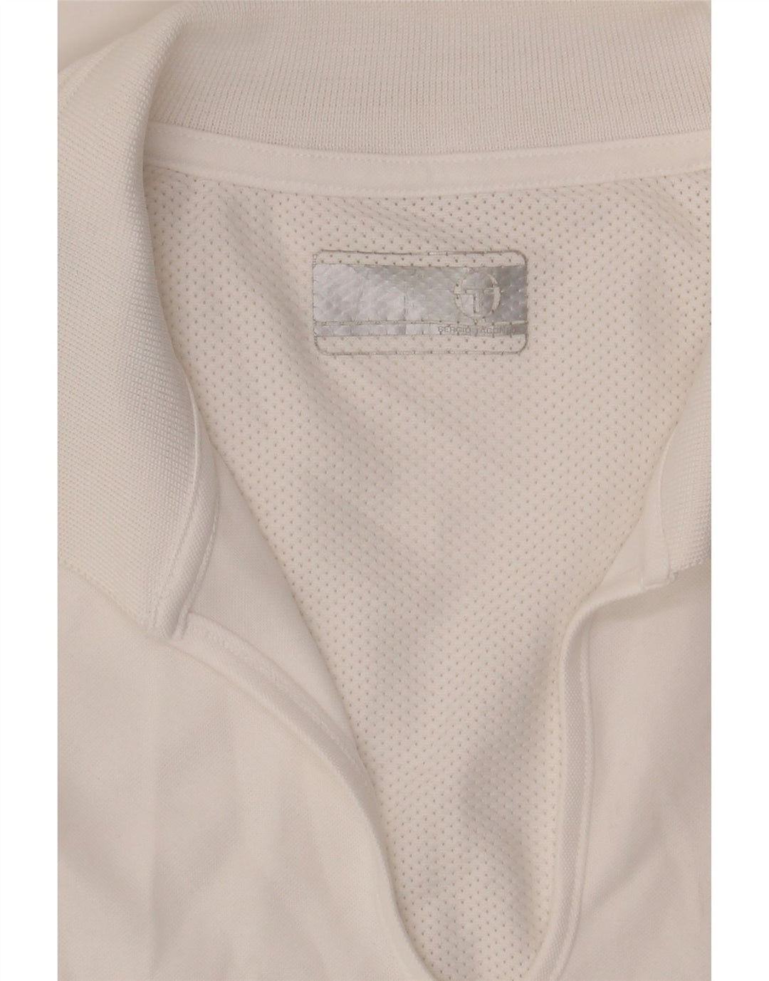 SERGIO TACCHINI Polo para mujer UK 40 Medio Blanco Colorblock