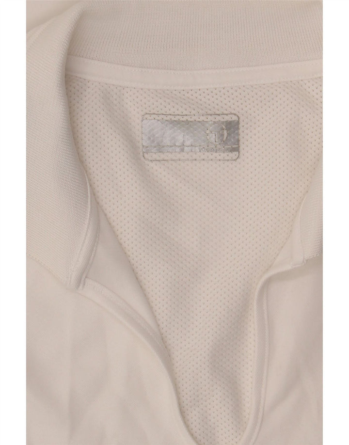 SERGIO TACCHINI Polo para mujer UK 40 Medio Blanco Colorblock