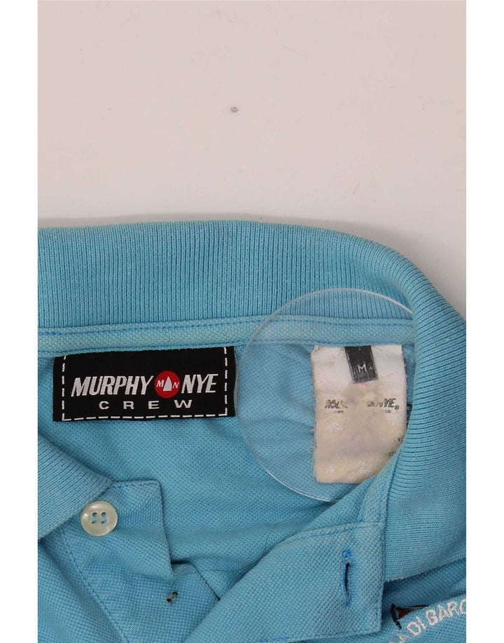 Murphy & Nye Polo gráfico para hombre azul medio