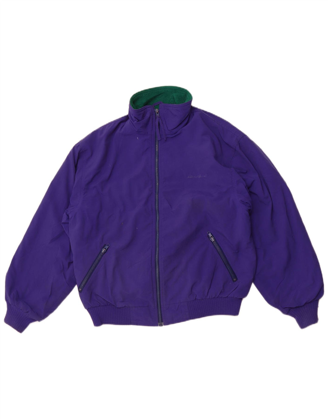 EDDIE BAUER Chaqueta bomber para mujer UK 14 Medium Purple Nylon