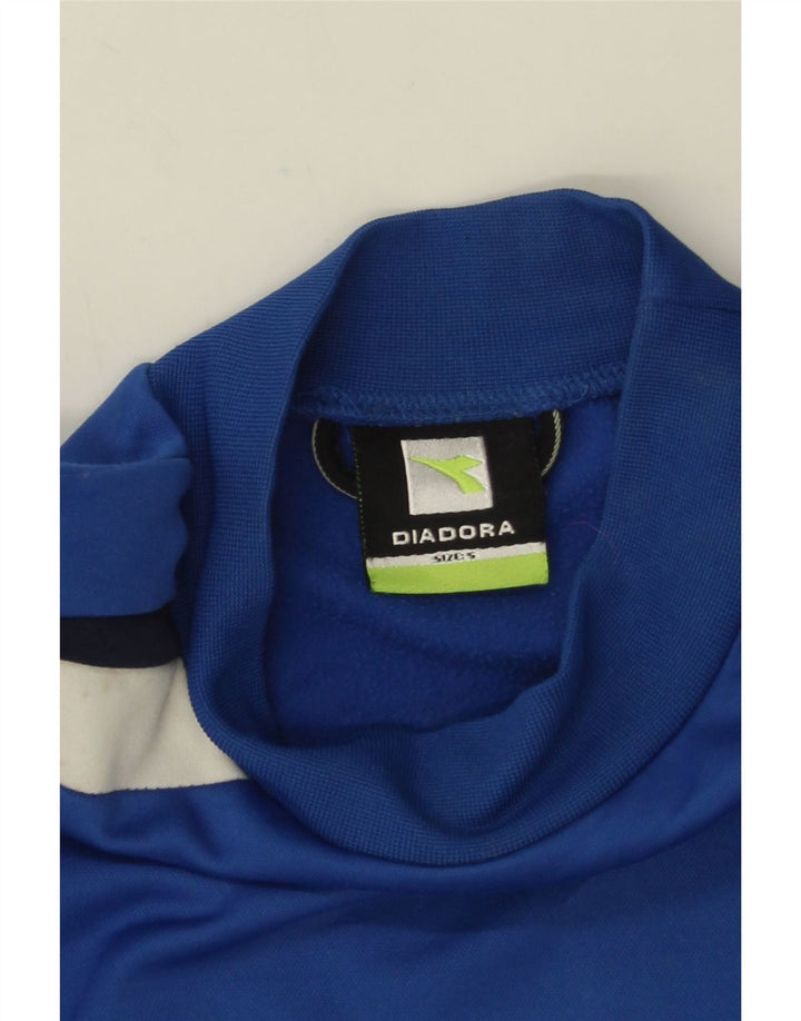 Diadora Hombre Sudadera Jumper Small Azul Colorblock Poliéster
