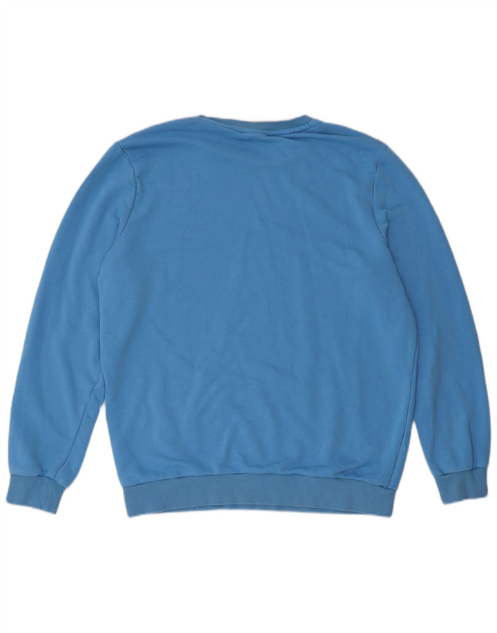 Sudadera Puma Hombre Jumper Azul Medio Algodón