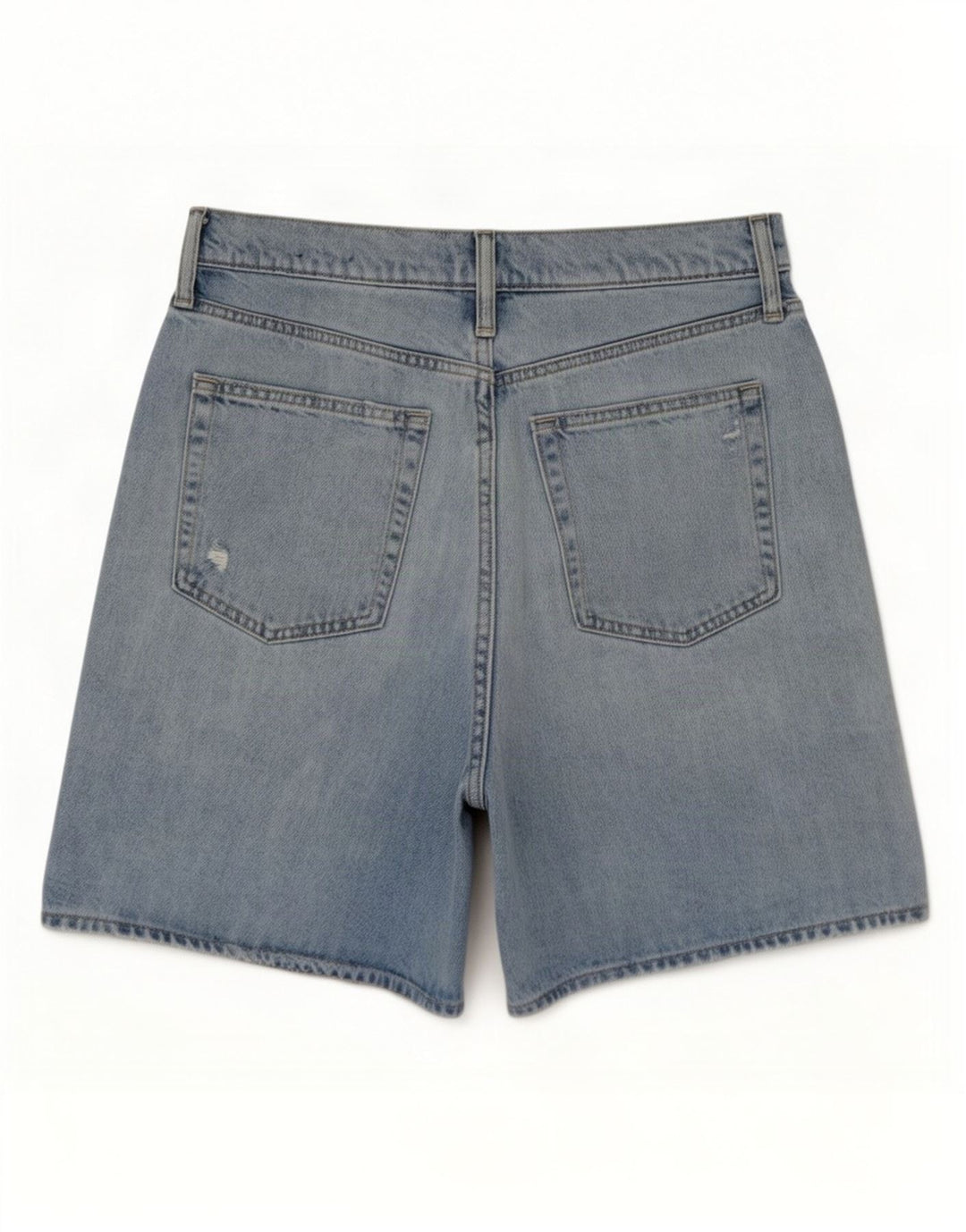 Gap Shorts De Mezclilla Desgastados Medium W28 Algodón Azul Mujer