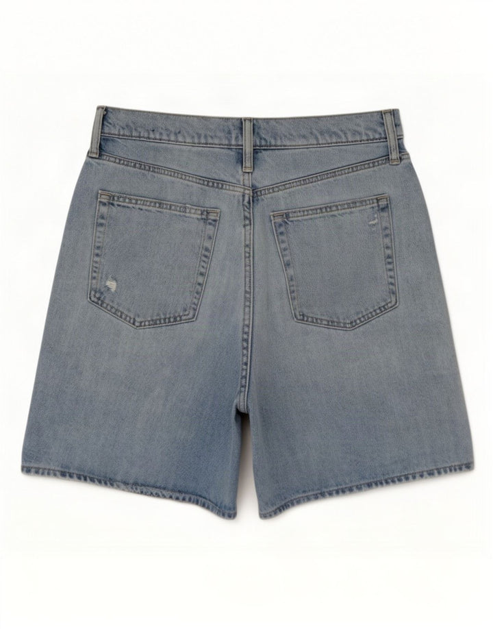 Gap Shorts De Mezclilla Desgastados Medium W28 Algodón Azul Mujer