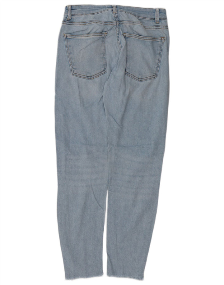 ZARA Vaqueros Tapered Mujer EU 36 XS W26 L28 Algodón Azul