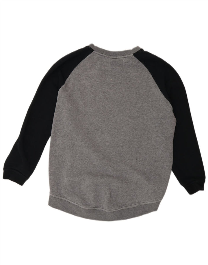 Nike Mujer Air Graphic Sudadera Jumper UK 44 Gris Medio Colorblock