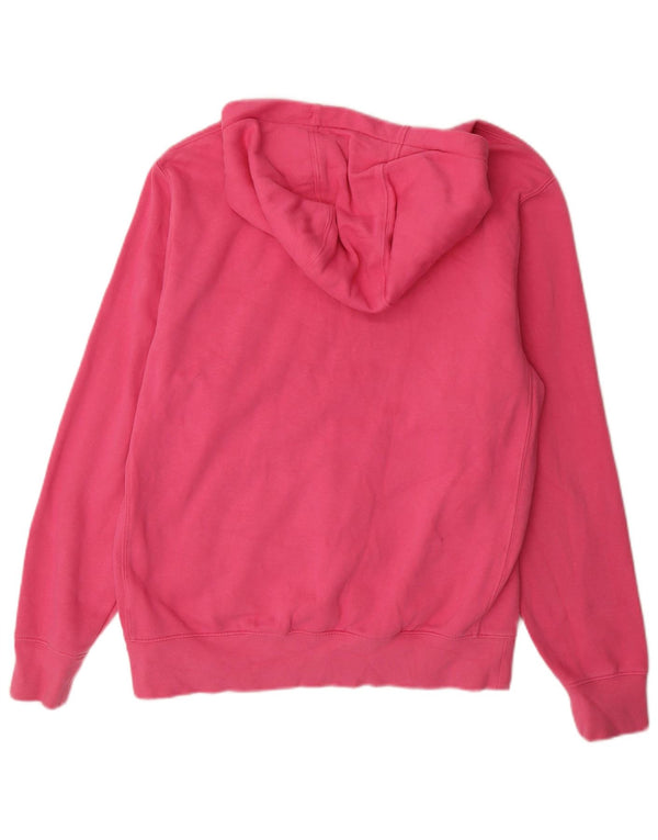 Nike Mens Hoodie Jumper Medium Pink Cotton