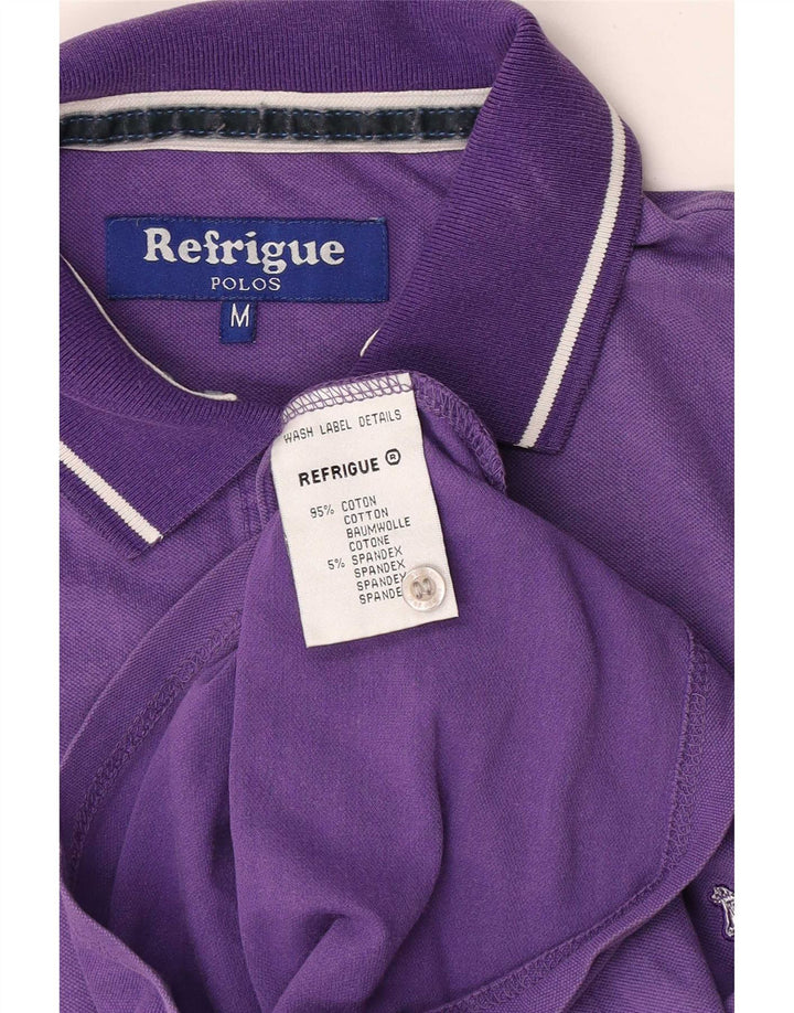 Refrigue Polo Hombre Algodón Morado Medio