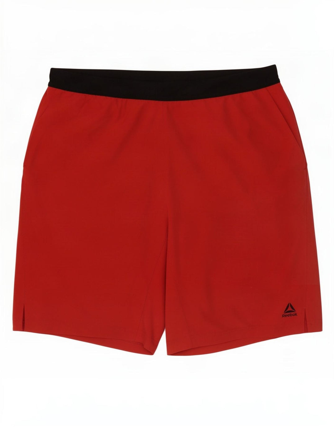 Pantalones cortos deportivos Reebok Speedwick para hombre Poliéster color block rojo mediano