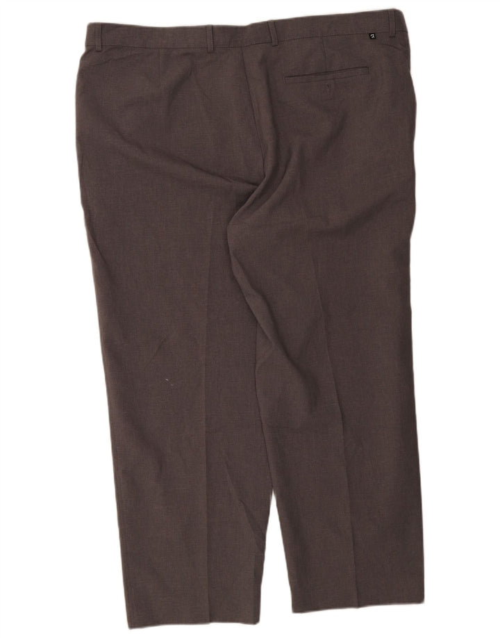 Farah Pantalón Chino Recto Para Hombre W48 L29 Poliéster Gris