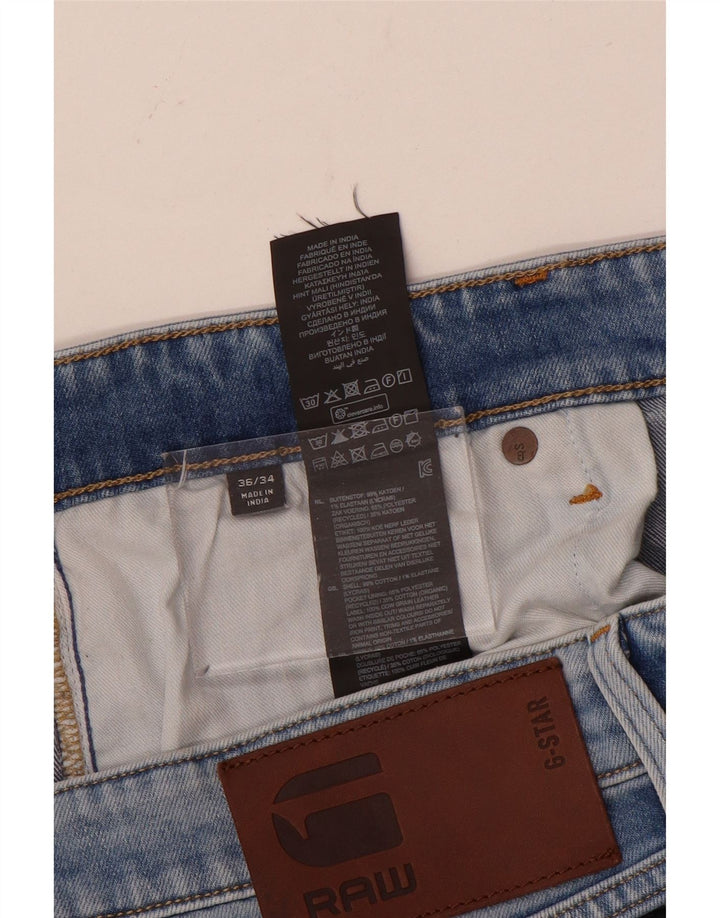 Vaqueros ajustados para hombre G-Star W36 L34 Algodón azul