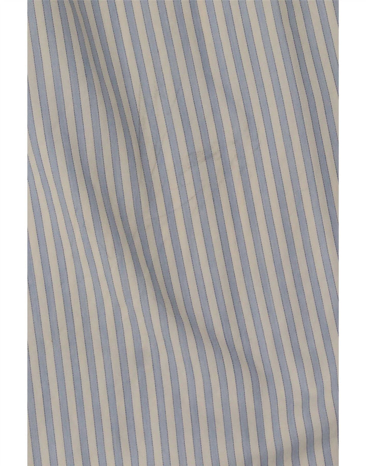 Camisa Ellesse Hombre XL Algodón Rayas Azul