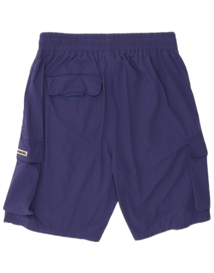 Kangol Mens Cargo Sport Shorts XL Azul Marino Nylon
