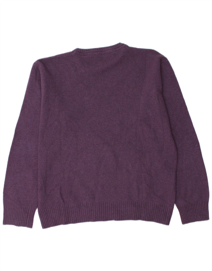 NORTH SAILS Jersey de cuello redondo para hombre 2XL Lana morada