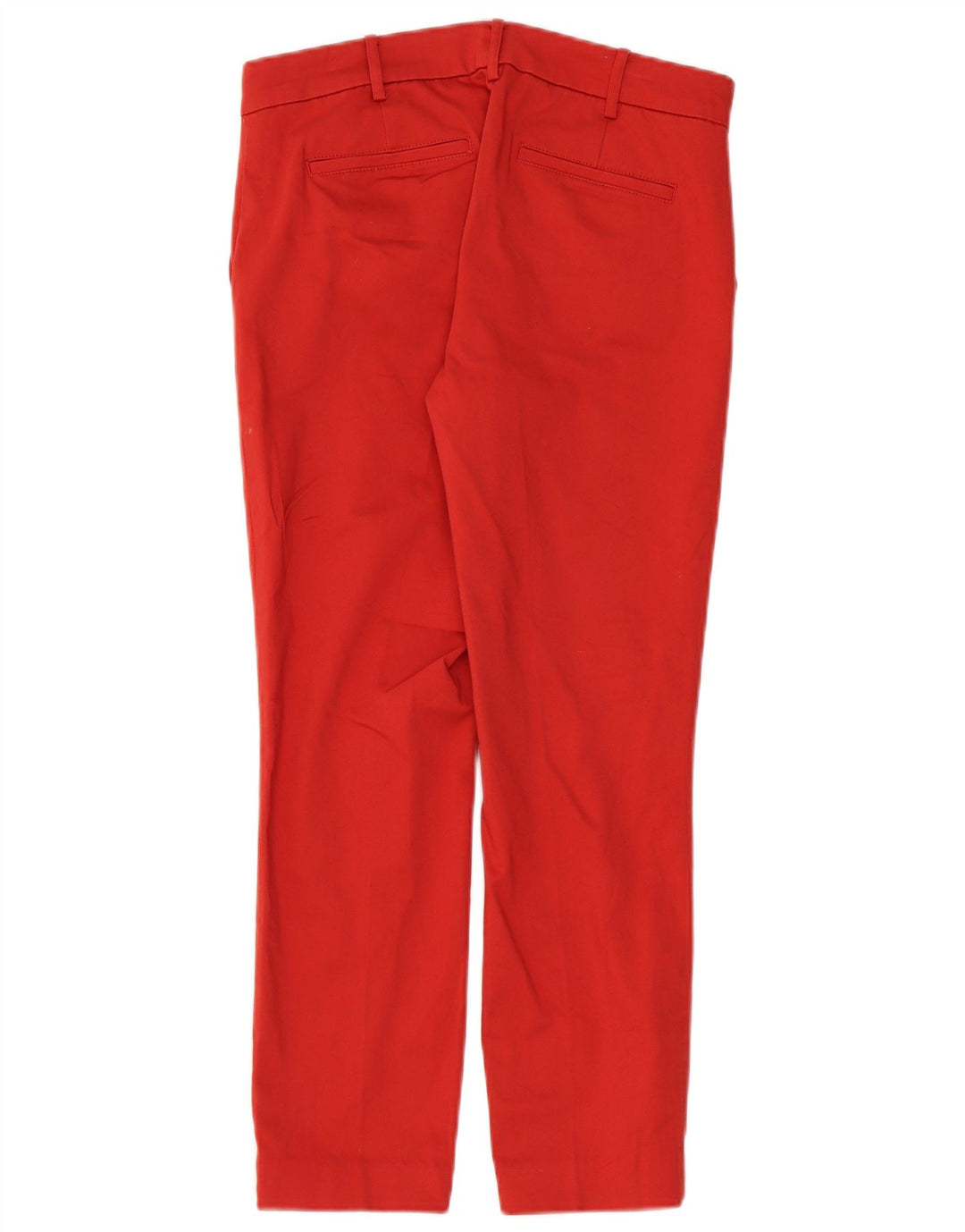 RALPH LAUREN Pantalones chinos delgados para mujer US 6 Medium W32 L26 Algodón rojo