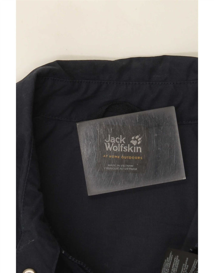 Jack Wolfskin Chaqueta utilitaria para mujer UK 12 Mediana Azul marino Poliéster