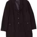 Abrigo Reiss para hombre UK 44 2XL Lana virgen azul marino