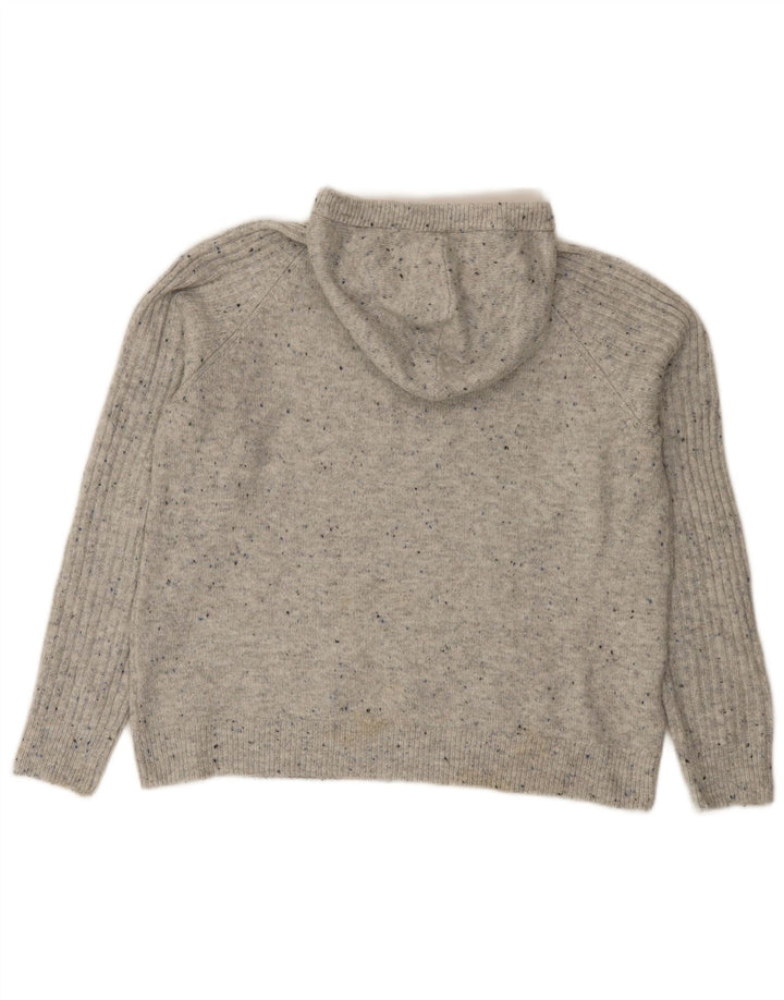 Marks & Spencer Suéter con capucha para mujer UK 44 Gris medio moteado