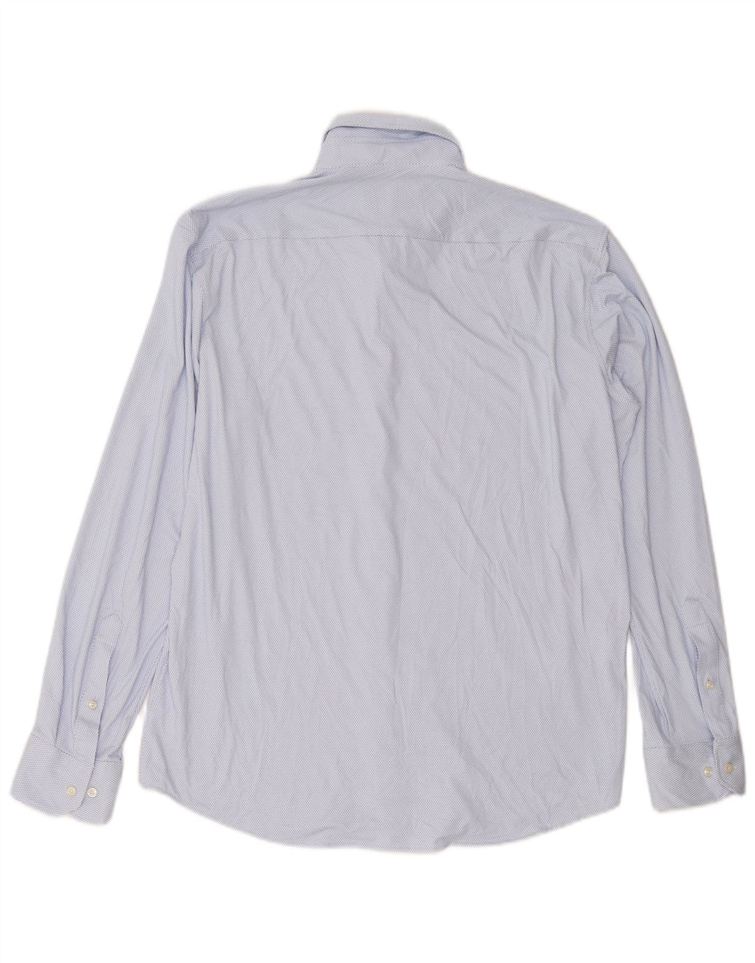 HUGO BOSS Camisa regular fit para hombre Poliéster con lunares azules grandes