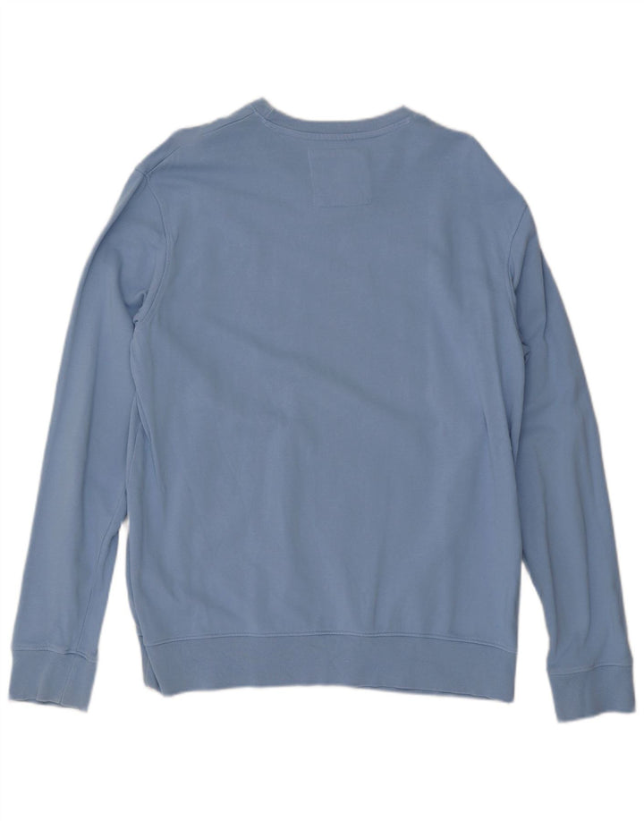 Crew Clothing Sudadera para hombre Jumper Large Azul Algodón