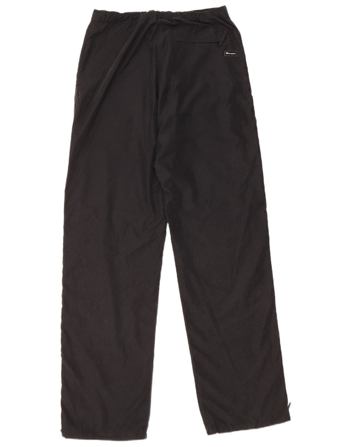 Champion Pantalón Chino Recto Para Mujer Grande W32 L32 Poliéster Negro