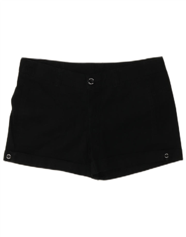 Billabong Pantalones calientes para mujer US 10 Large W32 Algodón negro