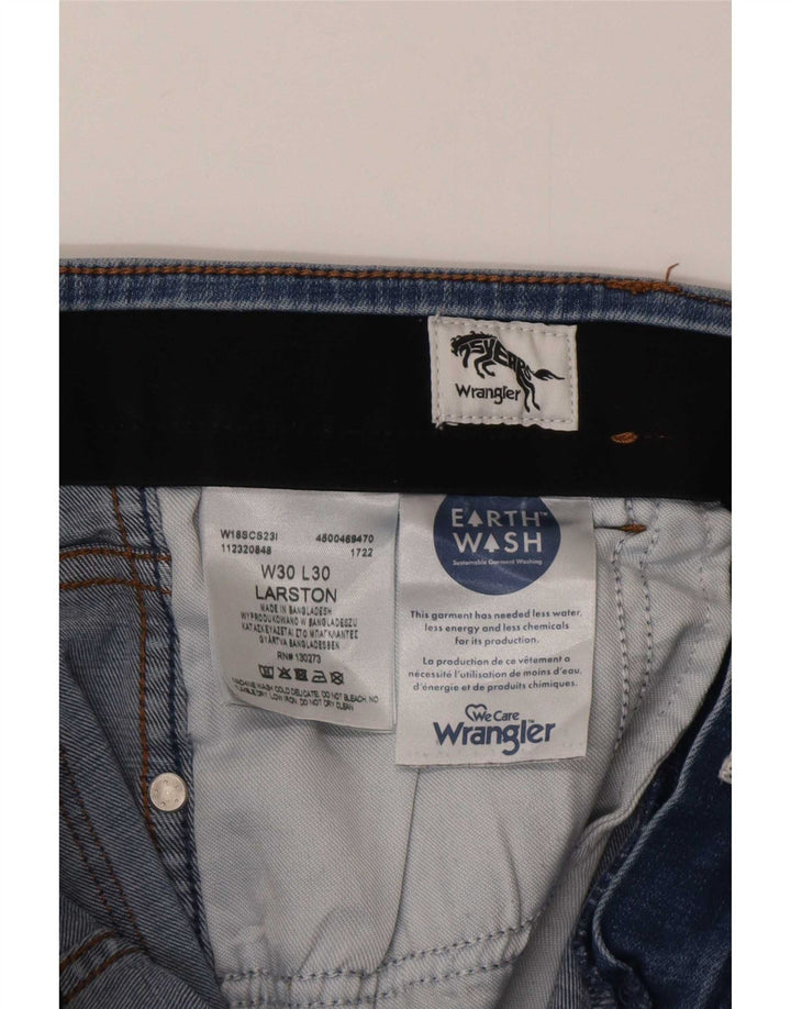 Vaqueros Wrangler Hombre Larston Slim W30 L30 Algodón Azul