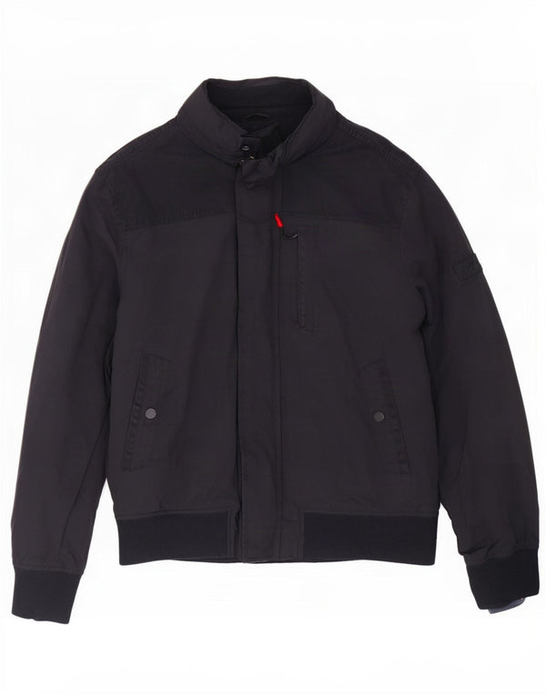 Chaqueta bomber con capucha para hombre Fat Face UK 38 Medium Azul marino Poliéster