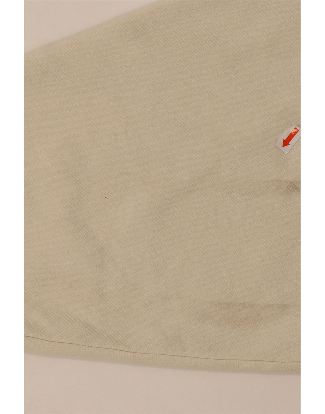 NIKE Mujer Crop Oversize Sudadera Jumper UK 10 Small Off White Cotton