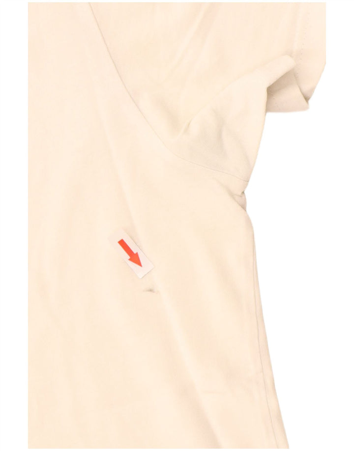 G-Star Hombre Camiseta Gráfica Top Grande Algodón Blanco