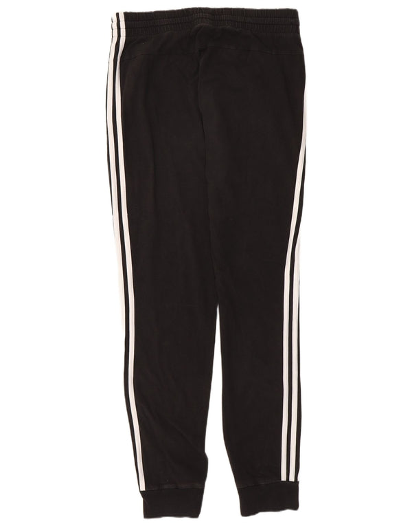 ADIDAS Pantalones de chándal para mujer Joggers UK 12/14 Mediano Negro Algodón