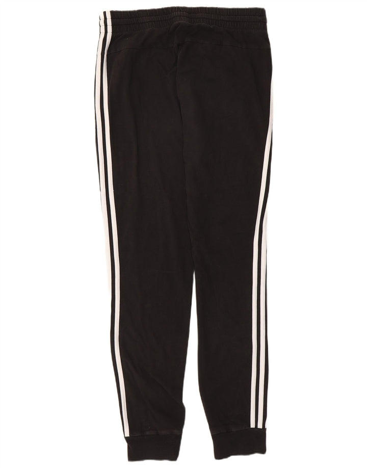 ADIDAS Pantalones de chándal para mujer Joggers UK 12/14 Mediano Negro Algodón