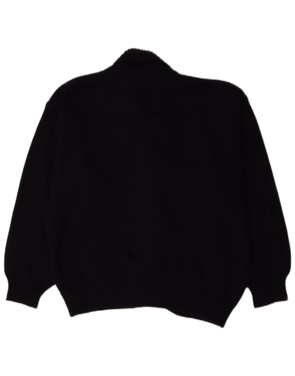 Frank Alexs Cárdigan para mujer IT 52 2XL Lana azul marino