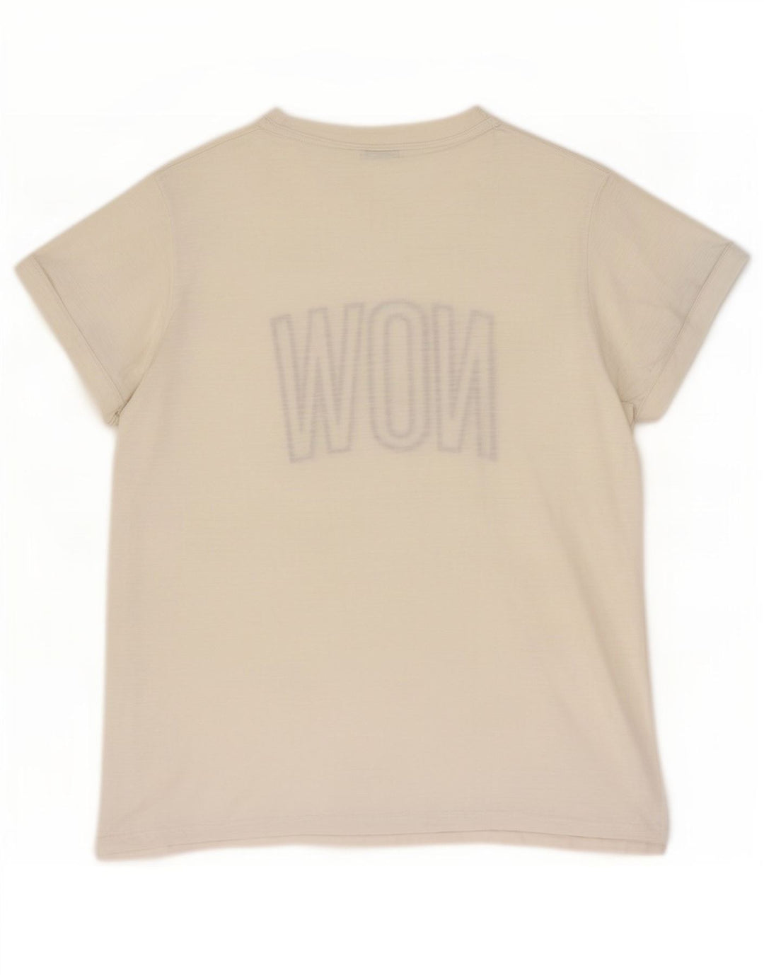 Benetton Camiseta Estampada Con Estampado De Algodón Blanco Medio