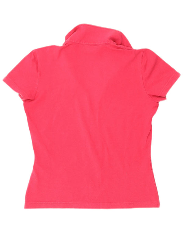 Polo Lacoste Mujer Talla 40 Algodón Rosa Medio