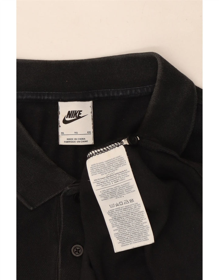 Polo Nike Hombre XL Algodón Negro