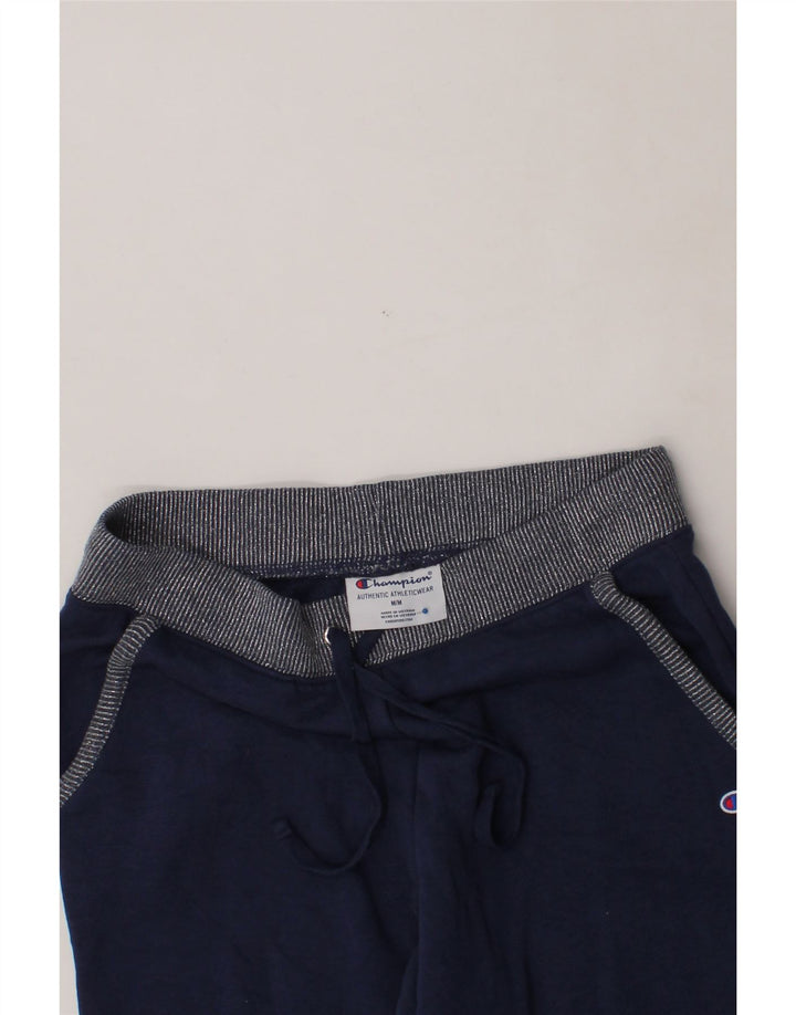 CHAMPION Womens Tracksuit Trousers Joggers Medium Navy Blue Cotton Vintage Champion and Second-Hand Champion from Messina Hembry 