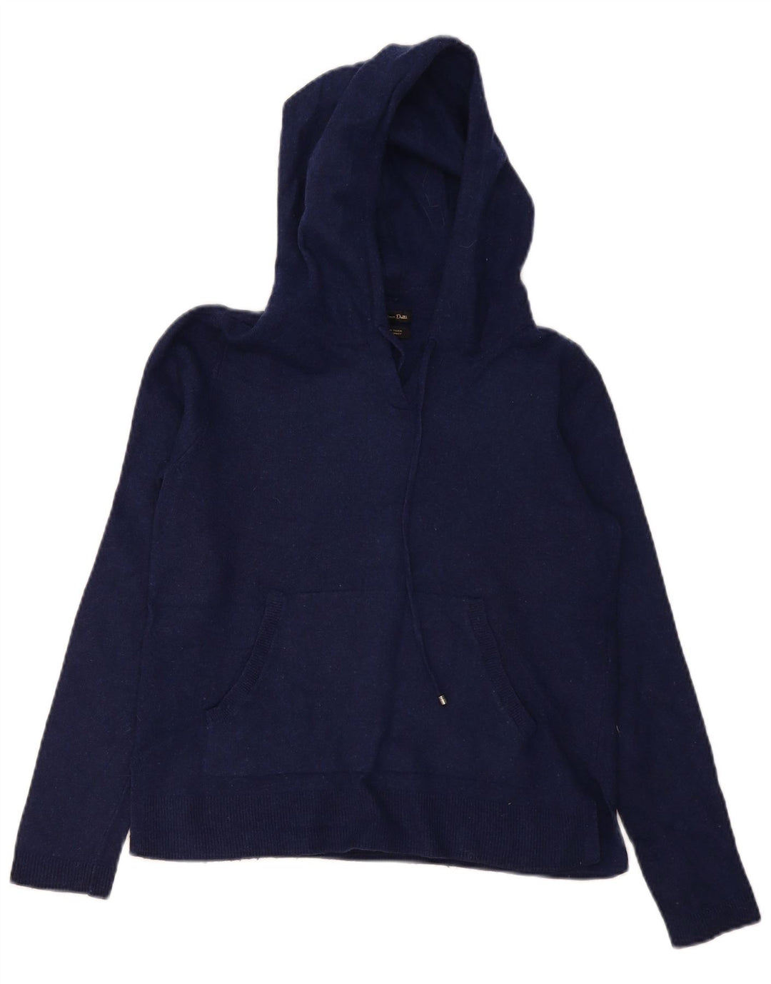 Massimo Dutti Jersey con Capucha para Mujer UK 10 Small Azul Marino Lana