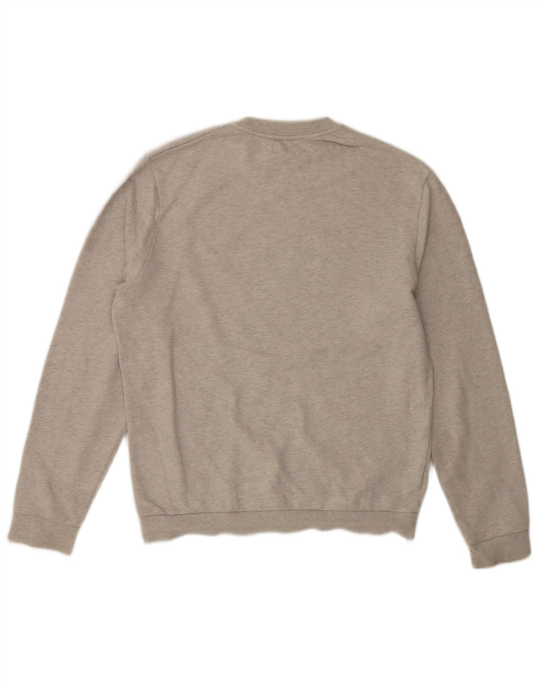 Fred Perry Hombre Sudadera Gráfica Jersey De Algodón Gris Medio